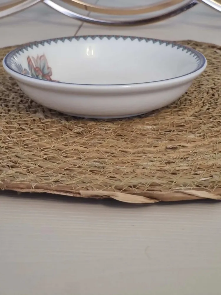 GÜRAL PORSELEN SUJE LALE DESEN 14 CM ÇEREZLİK KASE (6 ADET)