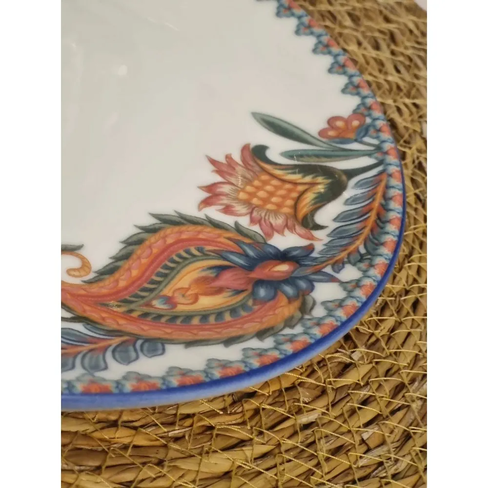 GÜRAL PORSELEN SUJE LALE DESEN 19 CM PASTA(6 ADET)