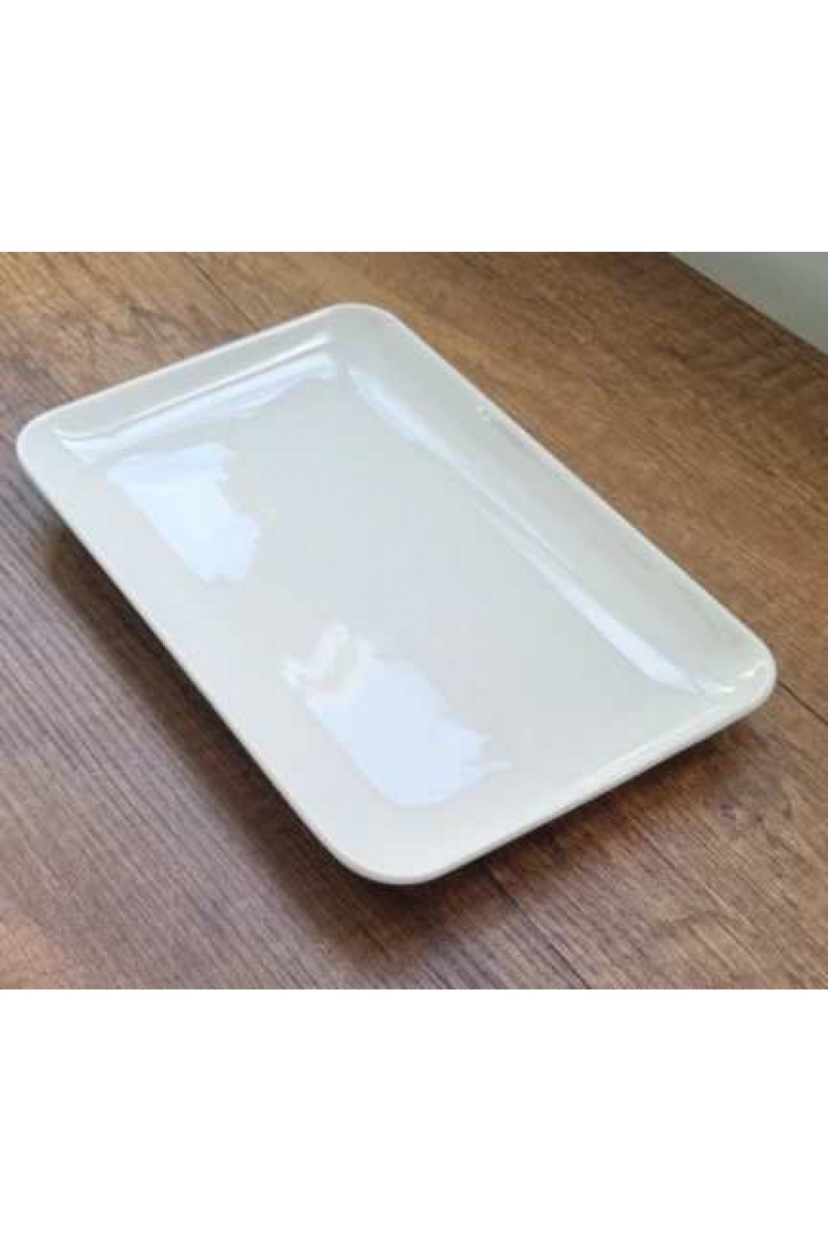 GÜRAL PORSELEN SİDNEY 25 CM KAYIK SUNUM TABAK (BEYAZ) 2 ADET