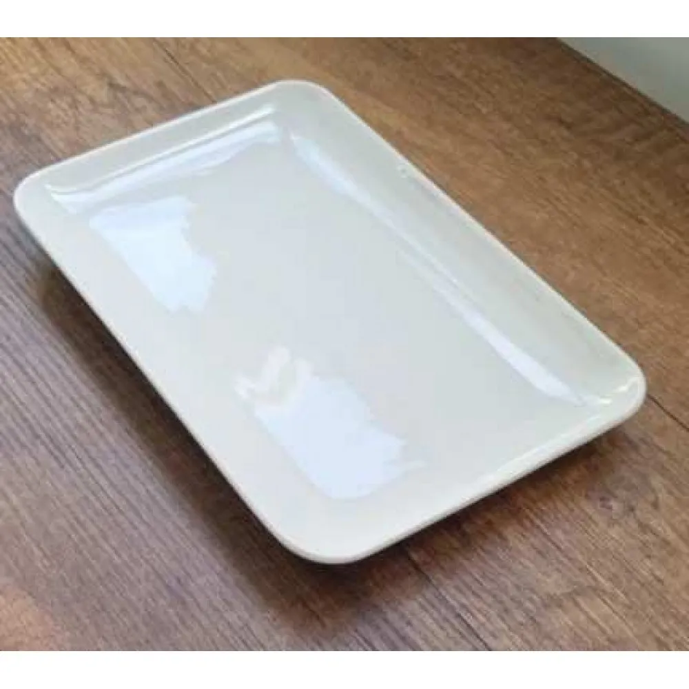 GÜRAL PORSELEN SİDNEY 25 CM KAYIK SUNUM TABAK (KREM) 2 ADET
