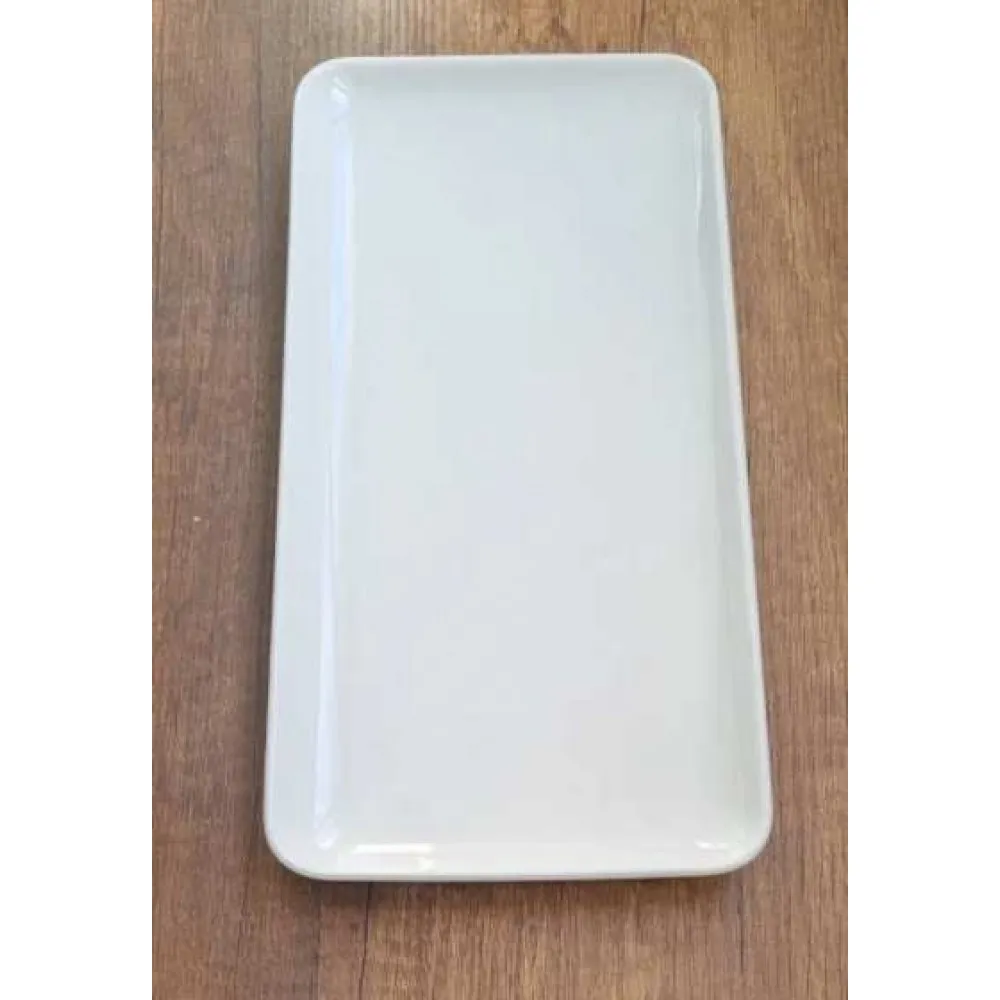 GÜRAL PORSELEN SİDNEY 31 CM KAYIK SUNUM TABAK (KREM) 2 ADET