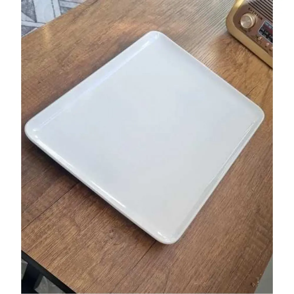 GÜRAL PORSELEN SİDNEY 36 CM KAYIK SUNUM TABAK (BEYAZ) 2 ADET