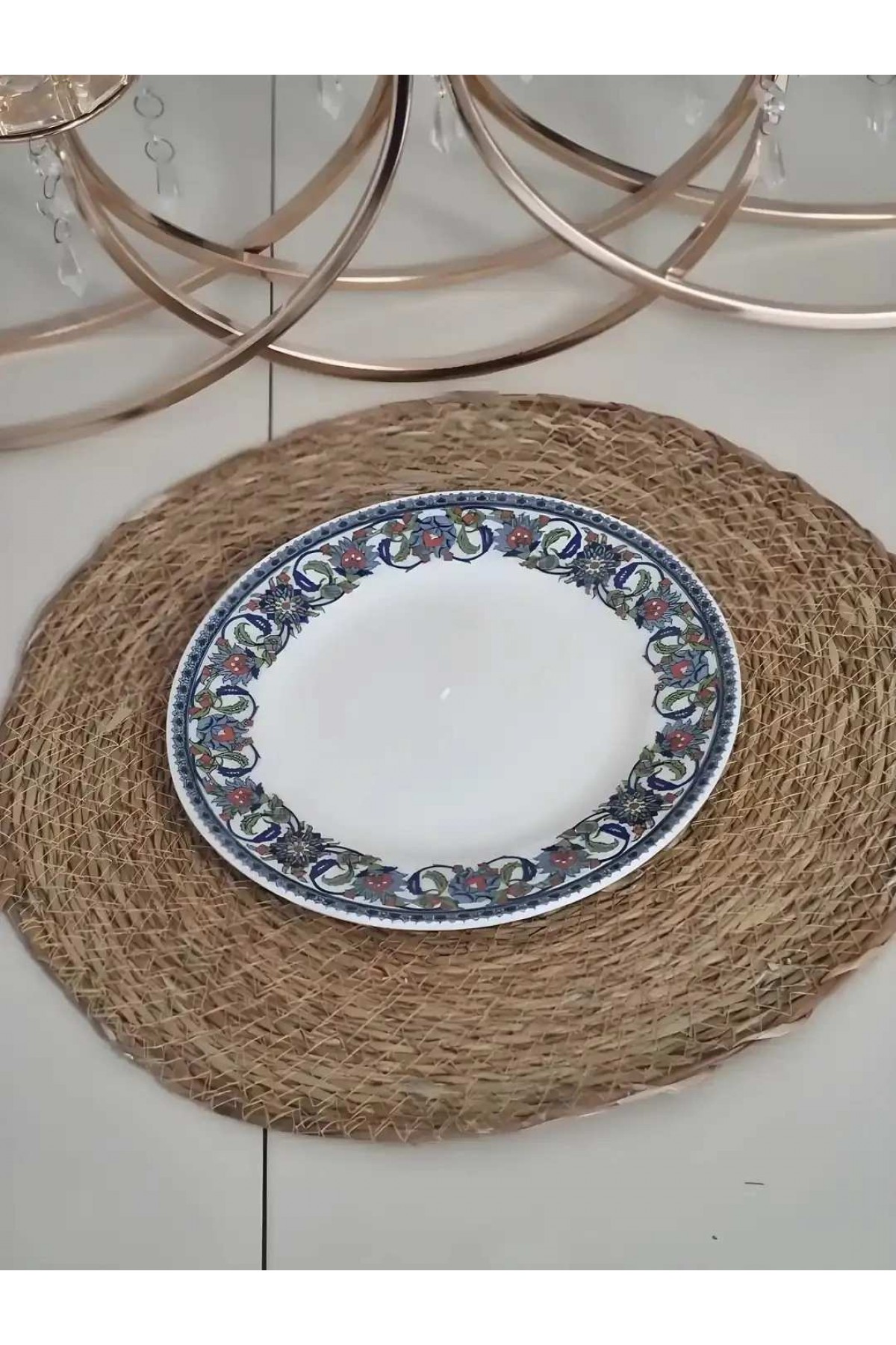 GÜRAL PORSELEN TOPKAPI MODELİ 20 CM PASTA(6 ADET)