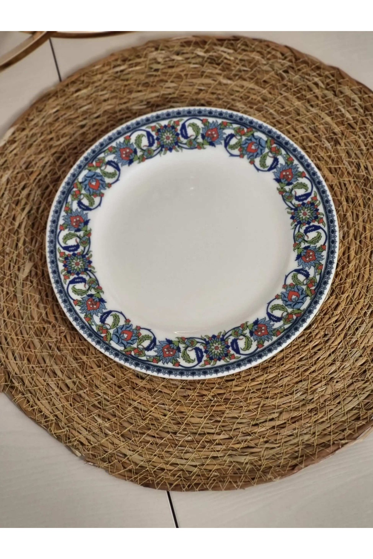 GÜRAL PORSELEN TOPKAPI MODELİ 22 CM ÇUKUR TABAK(6 ADET)