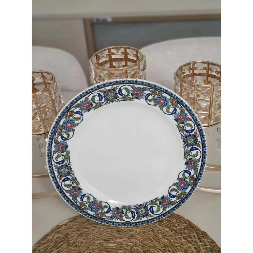 GÜRAL PORSELEN TOPKAPI MODELİ 27 CM SERVİS(6 ADET)
