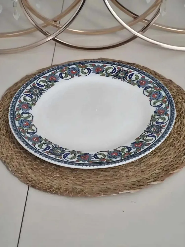 GÜRAL PORSELEN TOPKAPI MODELİ 27 CM SERVİS(6 ADET)