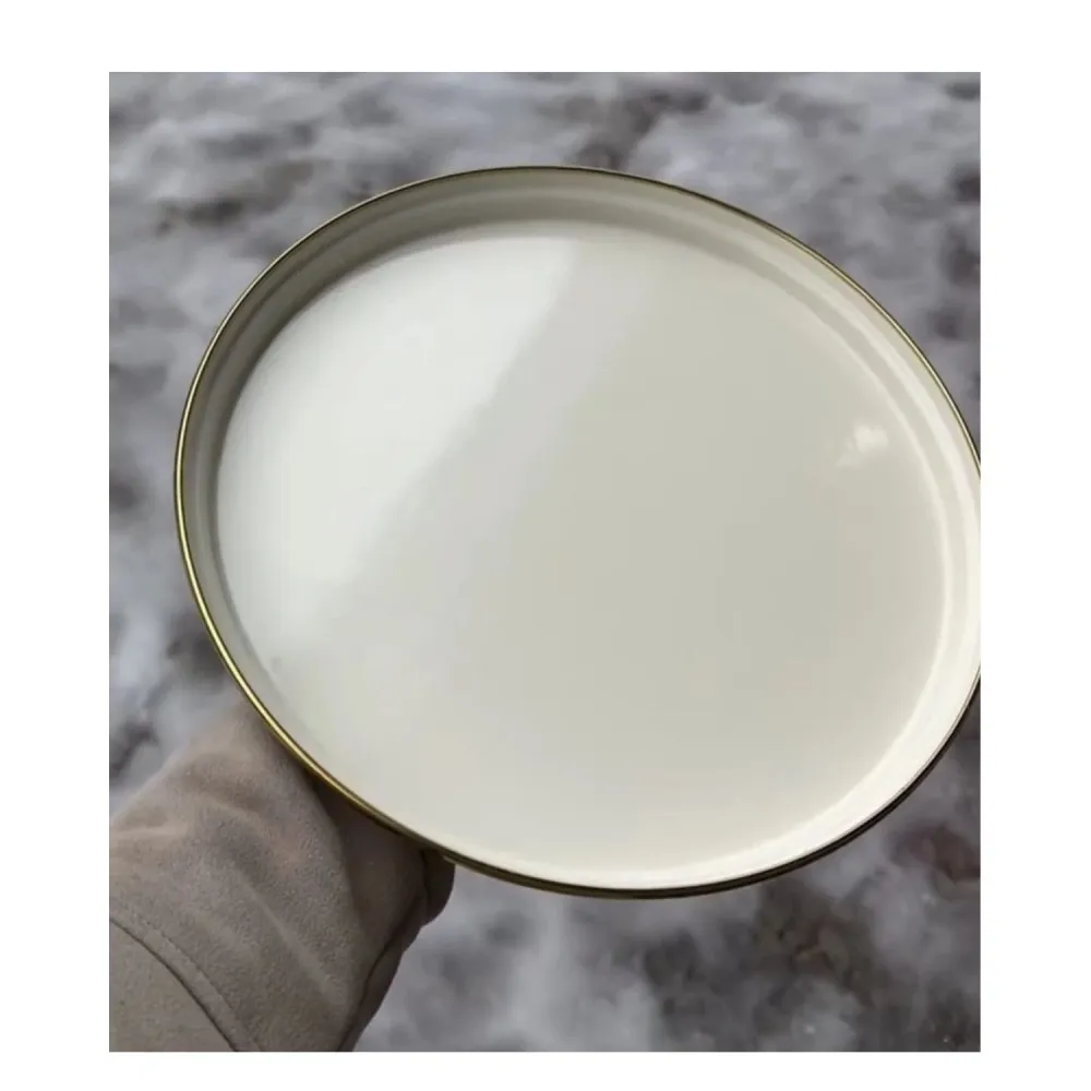 26 cm Emaye tepsi ( KREM)