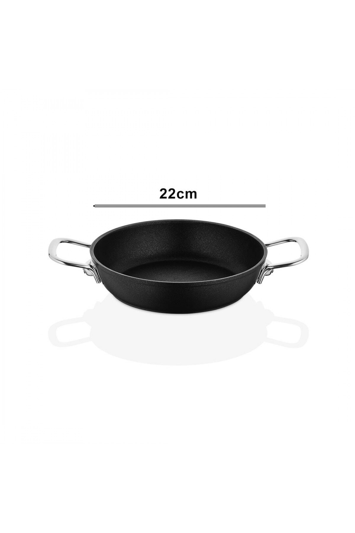 Amboss Dark Yanmaz Yapışmaz Titanyum Kaplama Sahan 20 cm