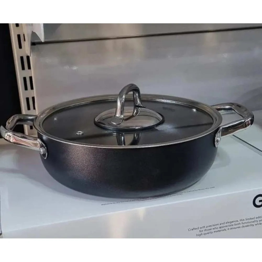 GİGİLLİ 24 CM GRANİT BASIK TENCERE