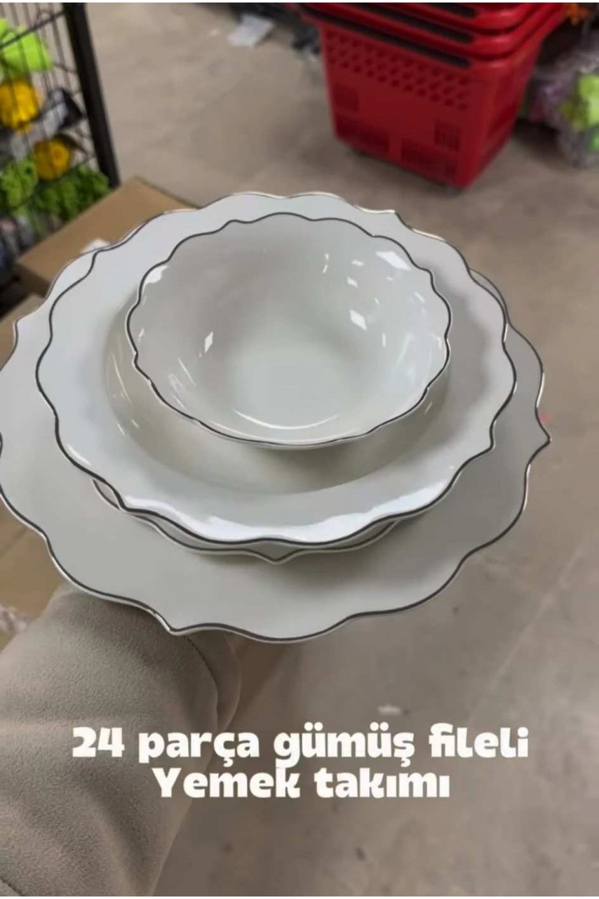 JUVİA 6 KİŞİLİK 24 PARÇA YEMEK TAKIMI JV12767