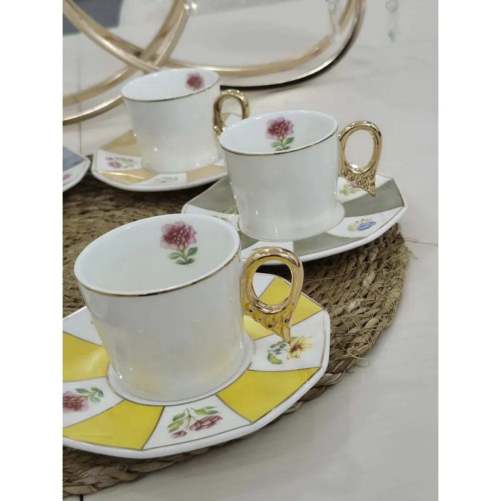 JUVİA 6 kişilik 12 parça kahve fincanı [JV-12793]
