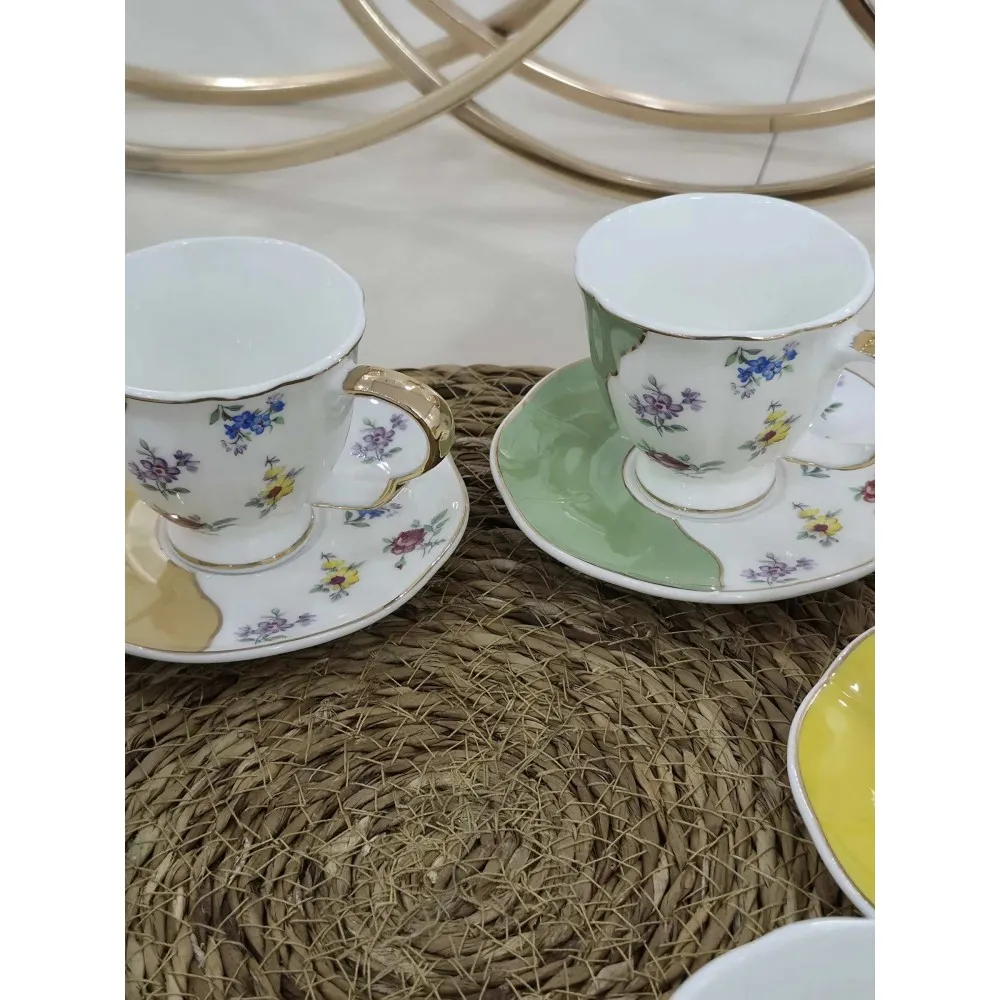 JUVİA 6 kişilik 12 parça kahve fincanı [JV-12799]