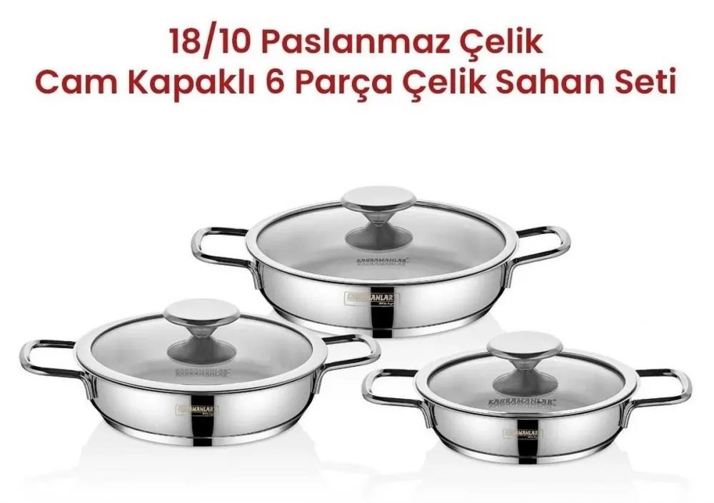 KAHRAMANLAR Yağmur 3’lü Sahan Seti