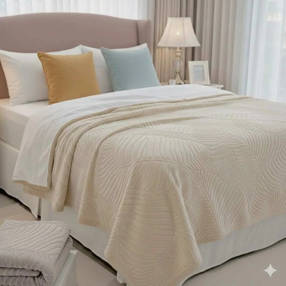MERİNOS ÇİFT KİŞİLİK BATTANİYE BAL KÖPÜĞÜ ELEGANS MODEL