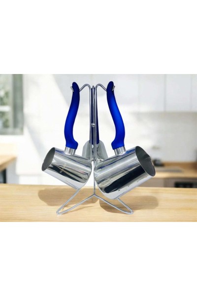 REDCHEF 3LÜ MAVİ CEVZE TAKIMI 18/10 ÇELİK PASLANMAZ