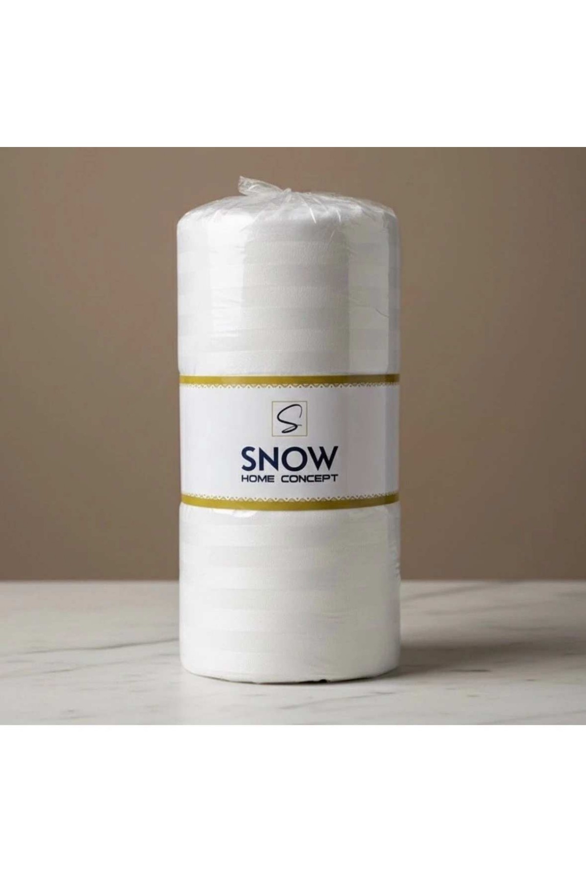 SNOW MARKA ÇİFT KİŞİLİK PAMUK SATEN LASTİKLİ ÇARŞAF 2 ‘YASTIK KILIFLI BEYAZ