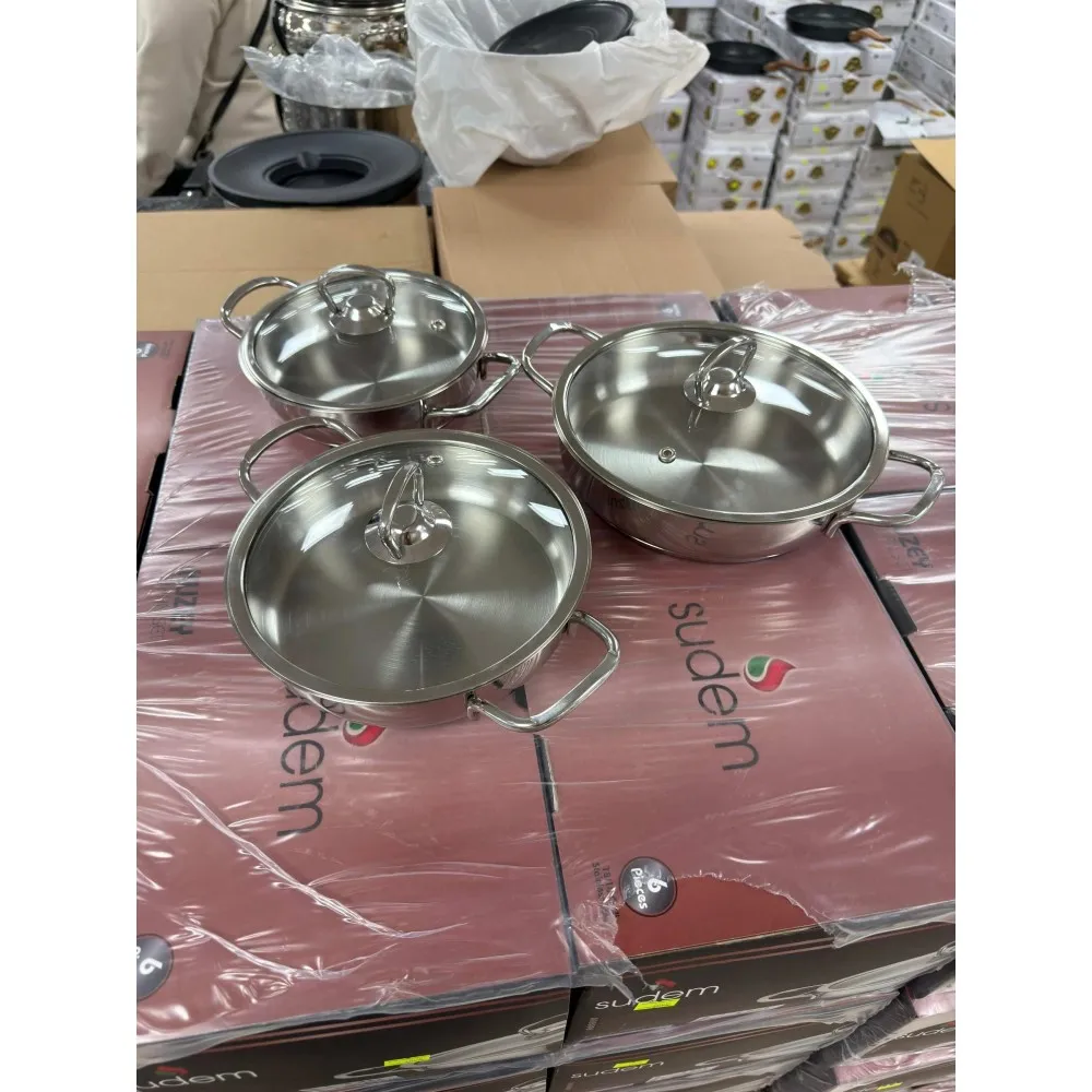 SUDEM 3 LÜ ÇELİK SAHAN SETİ (16-18-20 CM)