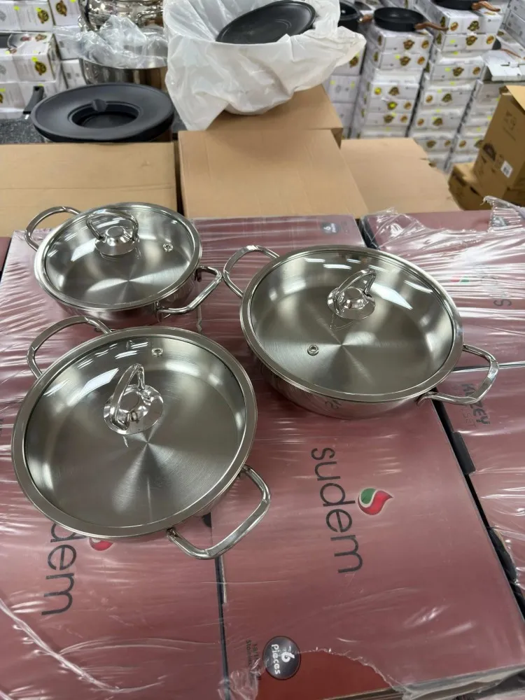 SUDEM 3 LÜ ÇELİK SAHAN SETİ (16-18-20 CM)