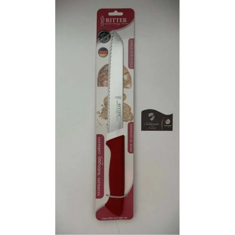Solingen Rıtter Ekmek Bıçağı 19 cm Kırmızı