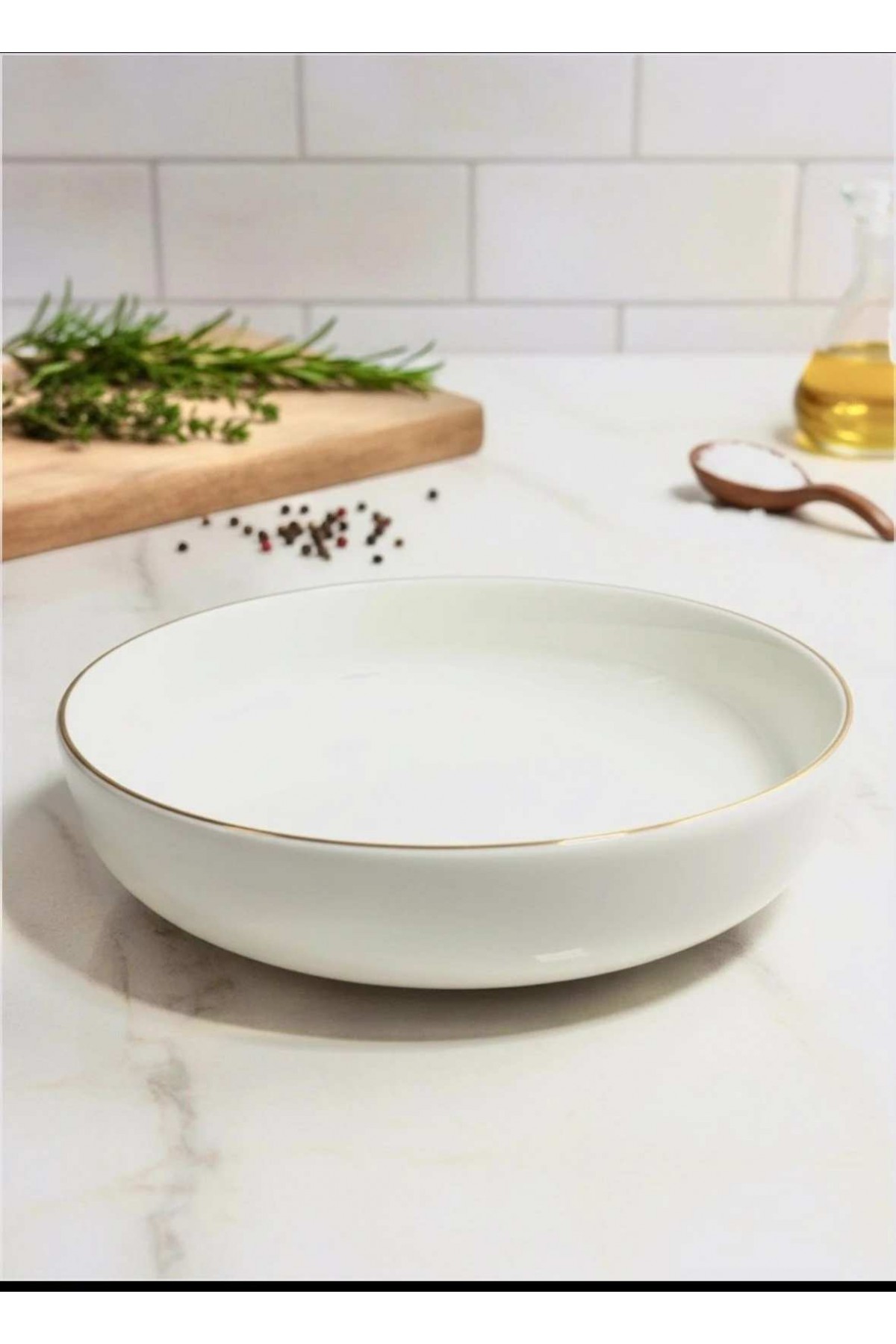 güral porselen gold salata ve sunumluk kase 19 cm
