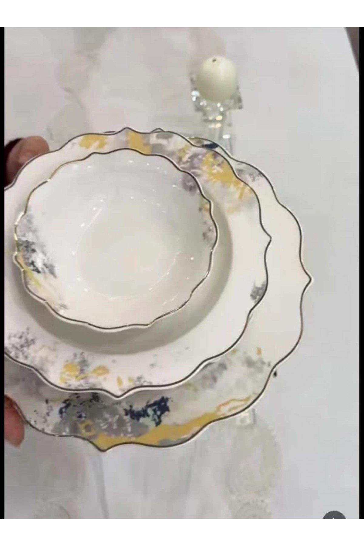 juvia 6 kisilik 24 parca yemek takimi 12773