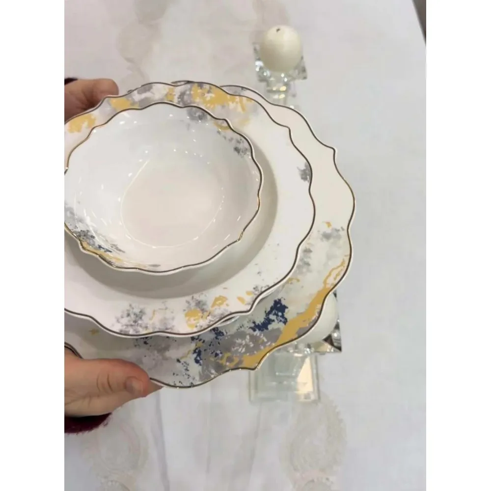 juvia desenli yemek takımı