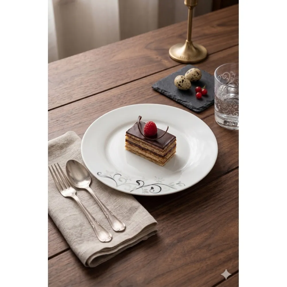 GÜRAL PORSELEN 15 CM DÜZ TABAK GR15DU132439